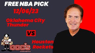 NBA Picks  Thunder vs Rockets Prediction 1262023 Best Bets Odds amp Betting Tips  Docs Sports [upl. by Nerha]