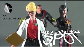 Toy Spot  DC Collectibles Batman Arkham Origins Dr Harleen Quinzel Electrocutioner amp Lady Shiva [upl. by Arvonio]