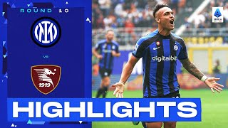 InterSalernitana 20  Inter back to winning ways at San Siro Goals amp Highlights  Serie A 202223 [upl. by Willin]