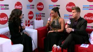 Naya Rivera Red Carpet Interview  AMAs 2013 [upl. by Alor526]