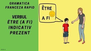 Conjugarea verbului a fi in franceza  ÊTRE  Gramatica franceza 2018 [upl. by Dehsar]