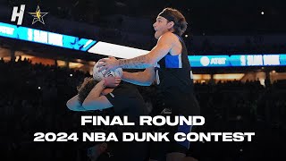 2024 NBA Slam Dunk Contest  FINAL Round Highlights 🔥 NBAAllStar [upl. by Ennahs636]