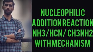 Nucleophilic addition reaction NH3 HCNCH3NH2 [upl. by Rosane788]