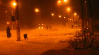 Blizzard буран in Petropavlovsk Kazakhstan [upl. by Acker317]