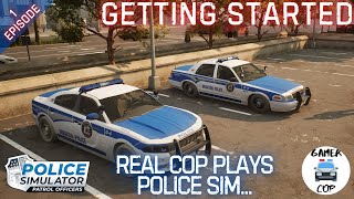 REAL COP PLAYS POLICE SIMULATOR  Police Simulator Patrol Officers  Episode 1 [upl. by Pega]