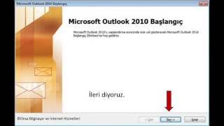 Microsoft office outlook 2010 mail kurulum ve ayarlamaları [upl. by Gar]