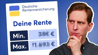 Die höchsteniedrigste Rente die du in Deutschland bekommen kannst [upl. by Persson275]