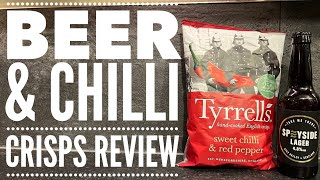 Speyside Lager Review  Tyrrells Sweet Chilli amp Red Pepper Review [upl. by Eikcuhc]