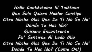 Alexis y Fido  Contestame el Telefono Letra  Lyrics [upl. by Laraine1]