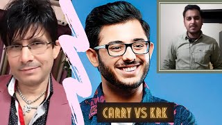 KRK roast CARRYMINATI  Review Sandeep Nagar [upl. by Donetta]