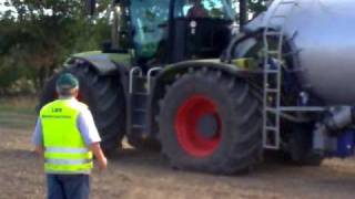 Maschinenvorführung in Bomlitz  10  Claas Xerion 3800 Trac VC mit Kotte Garant PTLX 22000 [upl. by Zobkiw]