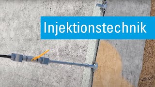 Risse abdichten Hohlräume füllen  InjektionstechnologieBauteilInjektion [upl. by Bartie277]