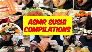 ASMR SUSHI Compilation THANK YOU 500K  SASASMR NO TALKING [upl. by Ethelyn]