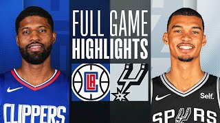 CLIPPERS at SPURS  FULL GAME HIGHLIGHTS  November 22 2023 [upl. by Laverna]