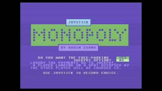 Gameplay  909 Joystick Monopoly Commodore 64  24 [upl. by Irakab771]