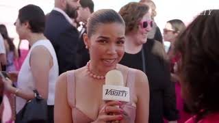 America Ferrera fangirls over Nicki Minaj at the Barbie World Premiere [upl. by Culley]