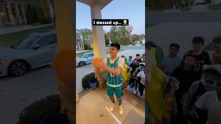 Mini Hoop Halloween Basketball Challenge [upl. by Kcirrad]