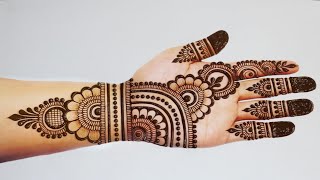 Navratri special Stylish Mehndi designs Simple Mehandi design Easy Mehndi designMehandi ka design [upl. by Dnalerb94]