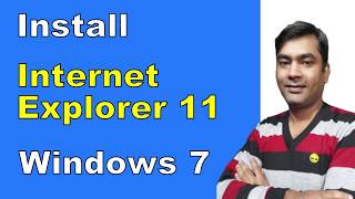 Upgrade Internet Explorer 8 to 11 on Windows 7  Install Internet Explorer 11 on Windows 7 Hindi [upl. by Nnairet]