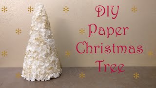 How To Make Christmas Tree  Novogodišnja jelka od papira [upl. by Alikahs]