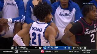 Seton Hall vs UConn  20231220  NCAAB Game [upl. by Luckett301]