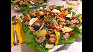 Salade Niçoise Recipe 🥗 • A Famous French Riviera Classic  Episode 647 [upl. by Auvil]