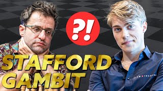 Inspired by the STAFFORD GAMBIT  Max Warmerdam vs Levon Aronian  FIDE Grand Swiss 2023 [upl. by Asinla150]