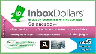 InboxDollars como funciona trucos  Tutorial español  5 gratis [upl. by Myer200]