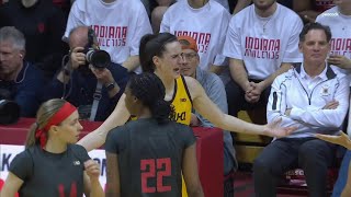 👀 Caitlin Clark HEATED With Garzon After She Complains About OBVIOUS Foul  4 Iowa vs 14 Indiana [upl. by Reeta]