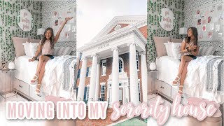 Moving Into My Sorority House  Pi Beta Phi  The University of Alabama [upl. by Hittel]