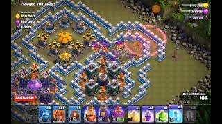 Clash of clans  How to 3 star Flagged for Traps Tutorial 2240 [upl. by Loria]