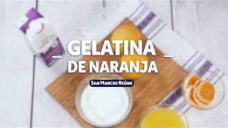 Gelatina de leche y naranja [upl. by Hcir]