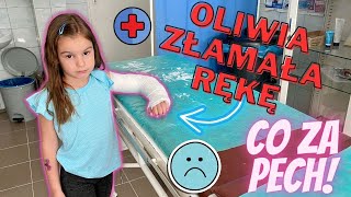 TRAGEDIA😱 Oliwia złamała rękę😢 Pechowy i smutny dzień [upl. by Winter]