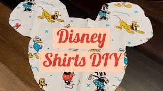 Disney Shirts DIY  How we make our Disney shirts [upl. by Trubow]