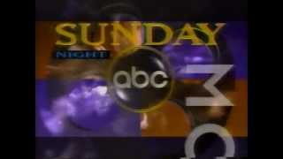 ABC April 9 1995 Sunday Night Movie Bumpers [upl. by Jacqueline324]