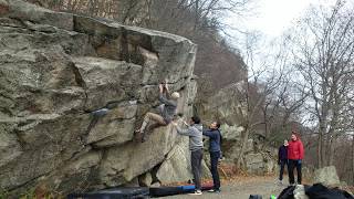 Marrakesh Express aka Murray Traverse V6 Nate  Gunks [upl. by Coombs]