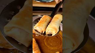 Spring Rolls recipe foodies food shorts viral streetfood [upl. by Ahsinnek180]