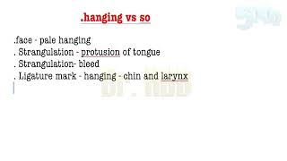 Hanging vs strangulation ligature [upl. by Adalie]