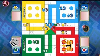 New Ludo Game in 4 player  How to Win in Ludo  Ludo Game Winning Trick  Ludo King Gameplay [upl. by Adnoluy236]