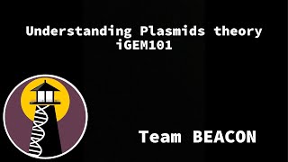 iGEM101 Theory Understanding Plasmids igem biology [upl. by Ynez]