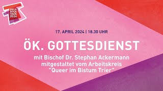 LIVE HeiligRockTage 2024  Ökumenischer Gottesdient mit Queer im Bistum Trier  Trierer Dom [upl. by Jessen]