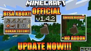 NEW UPDATE MCPE  V 1420 OFFICIAL  SHIELD DIRILIS McpeUpdate MINECRAFT PE UPDATE [upl. by Ahsayn]