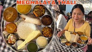 Meghalaya Thali and Khasi Traditional Food  Marketing in Shillong [upl. by Ataliah80]