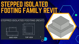 ISOLATED STEPPED FOOTING  REVIT FAMILY  REVIT STRUCTURE  FAMILY PARAMETERS [upl. by Inalaeham]