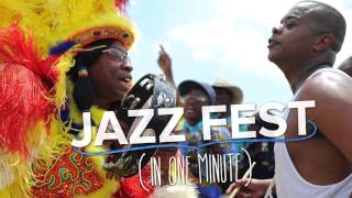 Jazz Fest in One Minute [upl. by Rednasela]