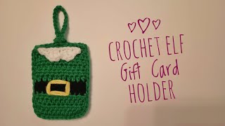 Easy crochet Elf gift card holder [upl. by Gaudette]