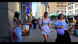 Manhattan New York Daytime Walk  4K Ultra HD [upl. by Ajup794]