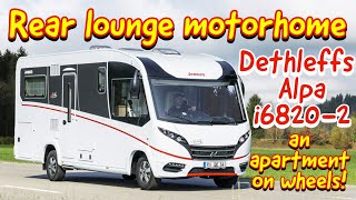 Rear lounge motorhome  Dethleffs Alpa i68202 [upl. by Doralin]