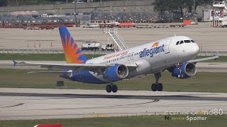 Allegiant Air Departure  Airbus A320  N219NV  Ft Lauderdale [upl. by Artemis]