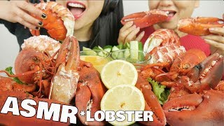 ASMR LOBSTER FEAST EATING SOUNDS NO TALKING  SASASMR [upl. by Oconnor]